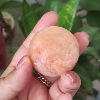 گوی ماساژ سنگ نمک قطر 4 بسته 3 عددی
