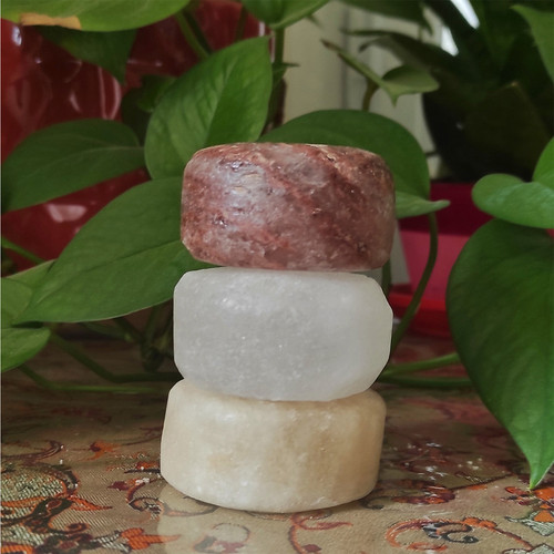 صابون سنگ نمک دایره بسته 3 عددی