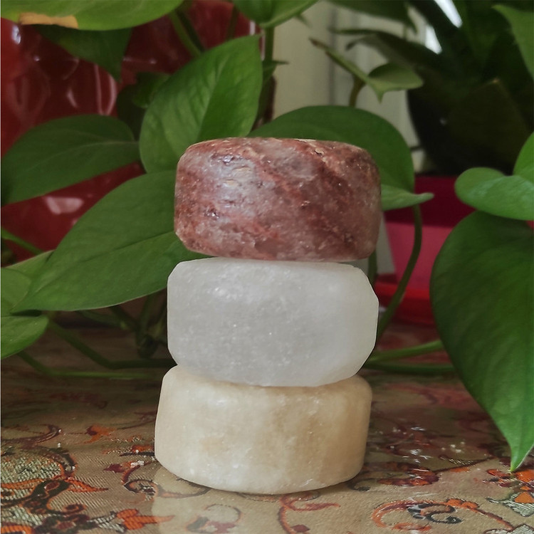 صابون سنگ نمک دایره بسته 3 عددی