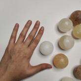 گوی سنگ نمک ماساژ قطر4 بسته 30 عددی