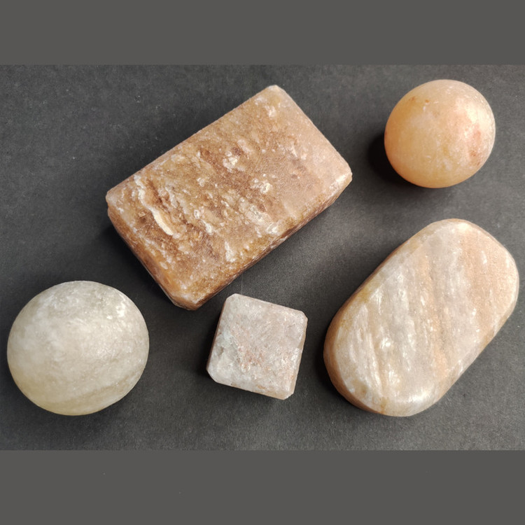 مجموعه سنگ نمک ماساژ بسته 5 عددی