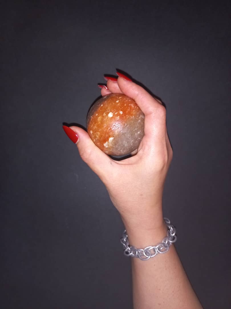 سنگ نمک ماساژ مدل گوی قطر 6