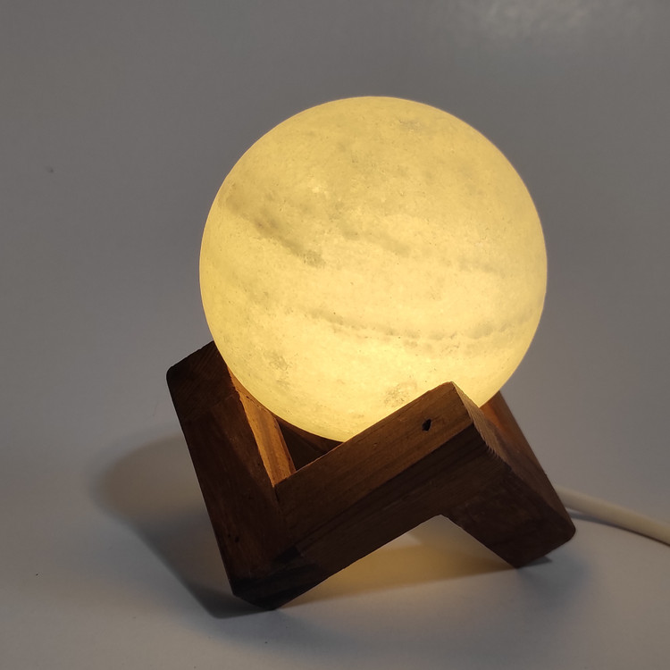 آباژور سنگ نمک مدل کره قطر ۸- a81