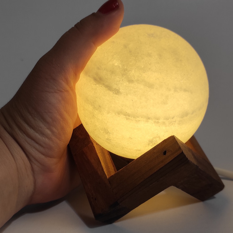 آباژور سنگ نمک مدل کره قطر ۸- a81