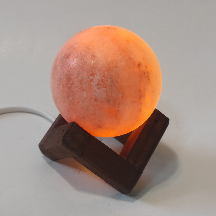 آباژور سنگ نمک مدل گوی قطر 8