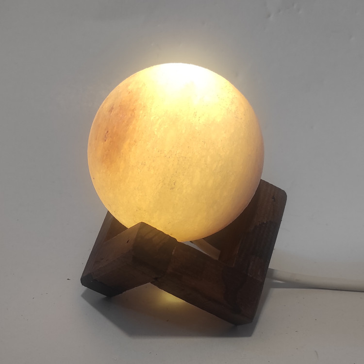 آباژور سنگ نمک مدل کره قطر 8