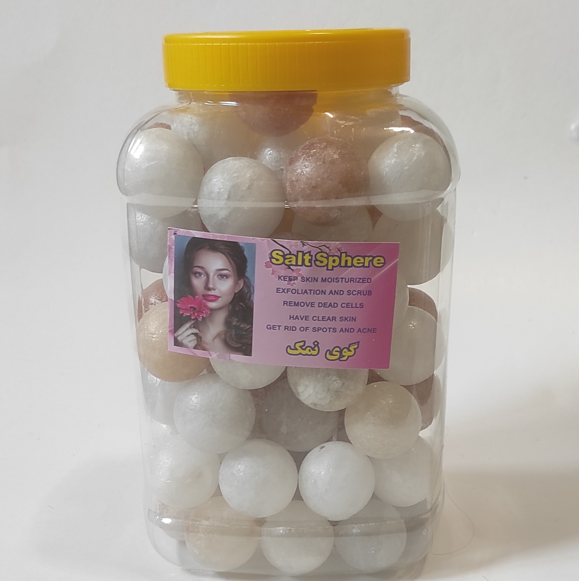 گوی سنگ نمک قطر 3 بسته 70 عددی