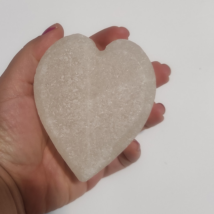 سنگ نمک ماساژ مدل قلب بسته ۴ عددی