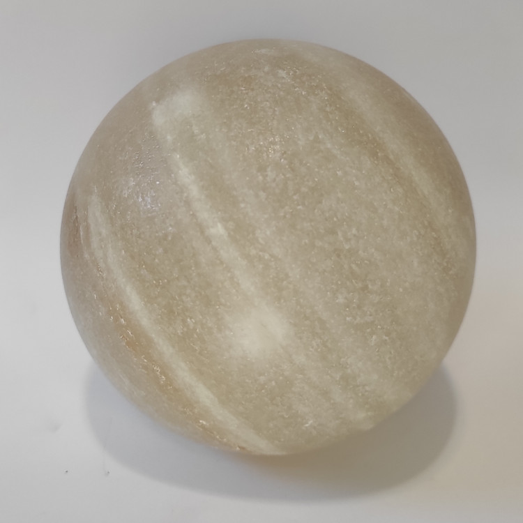 گوی سنگ نمک قطر 10 با پایه چوبی