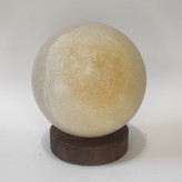 گوی سنگ نمک قطر 10 با پایه چوبی