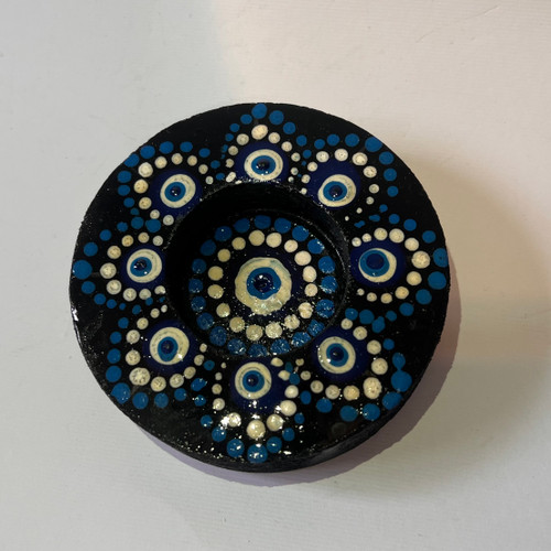 پایه دایره ای چوبی چشم نظر